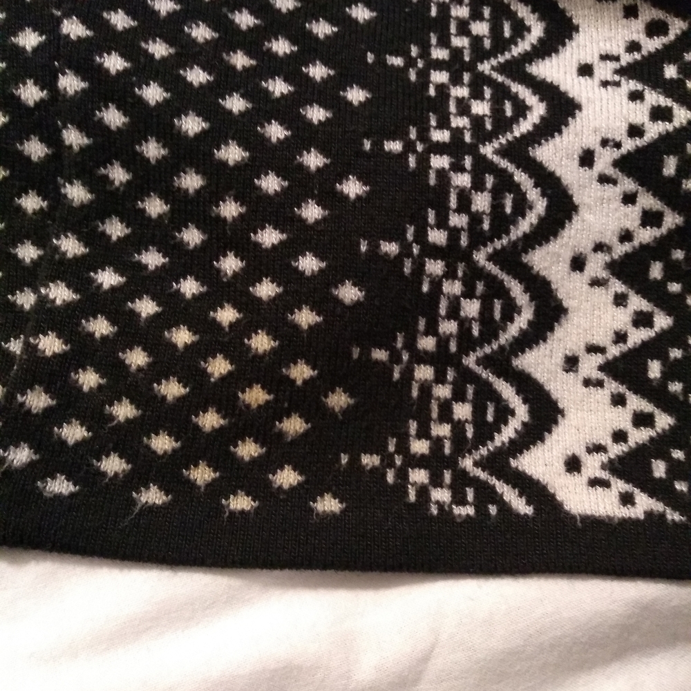 Hera Collection Black & White Patterned Dress - Picture 7 of 9